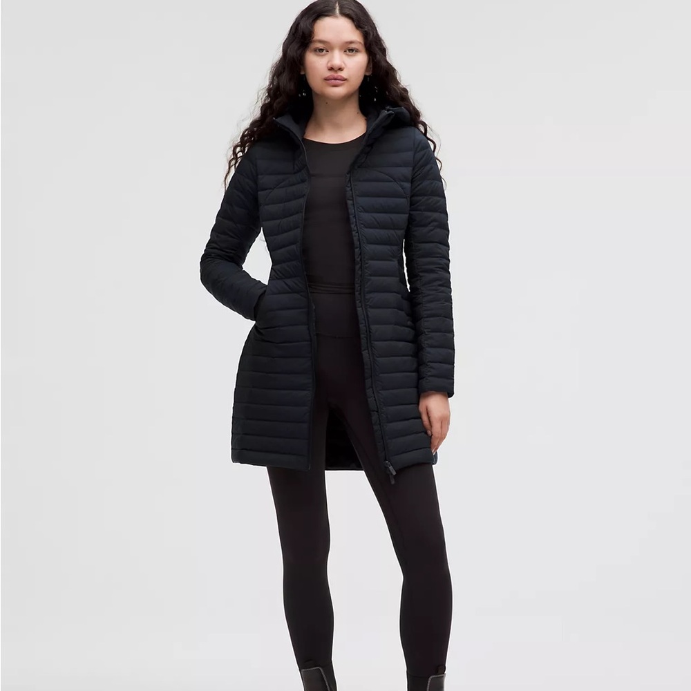 LULULEMON JACKET BLACK PACK IT DOWN 700-FILL LONG